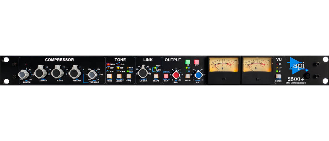 2500+ 2-Channel Stereo Bus Compressor with Mix-Blend Control