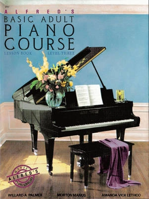 Alfred Publishing - Alfreds Basic Adult Piano Course Lesson Book, Level 3 - Palmer/Manus/Lethco - Piano - Book