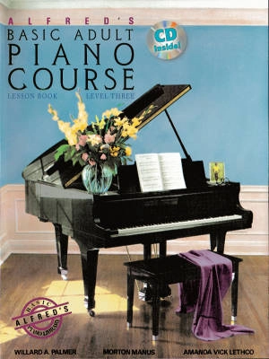 Alfred Publishing - Alfreds Basic Adult Piano Course Lesson Book, Level 3 - Palmer/Manus/Lethco - Piano - Book/CD