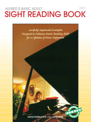 Alfred Publishing - Alfreds Basic Adult Piano Course: Sight Reading Book, Level 1 - Kowalchyk/Lancaster - Piano - Book