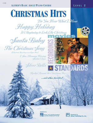 Alfred Publishing - Alfreds Basic Adult Piano Course: Christmas Hits Book, Level 2 - Lancaster/Manus - Piano - Book