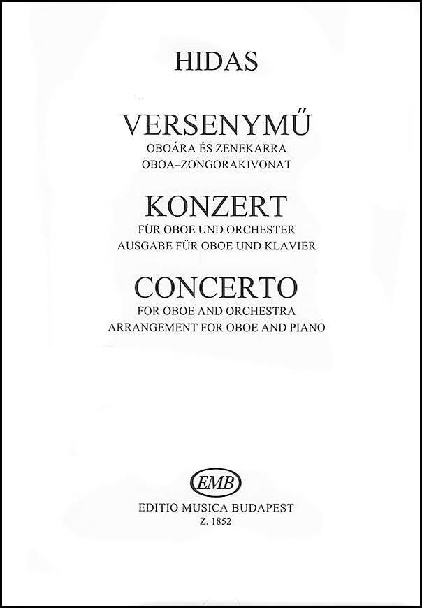 Concerto - Hidas - Oboe/Piano Reduction - Sheet Music