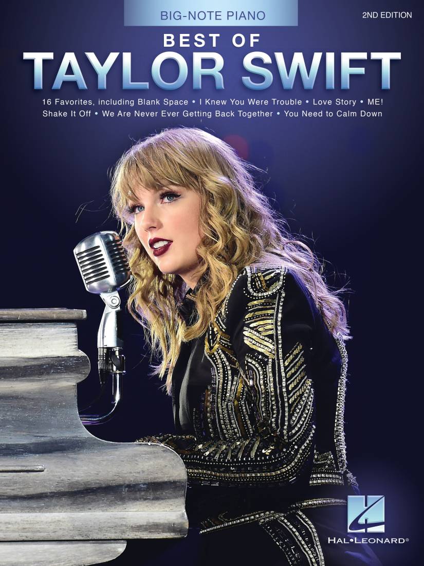 Best of Taylor Swift (2nd Edition) - Big Note Piano - Book