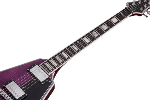 V-1 Custom Electric Guitar - Trans Purple