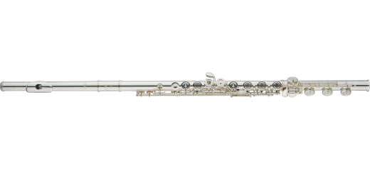 907 Silver Plated Body Flute with B-Foot, Offset-G