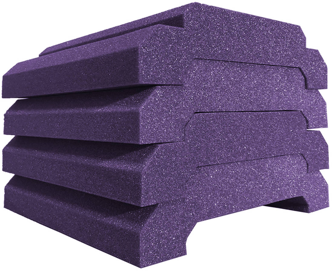 WaveCave Royale 12\'\'x24\'\' Acoustic Foam (4-Pack) - Purple