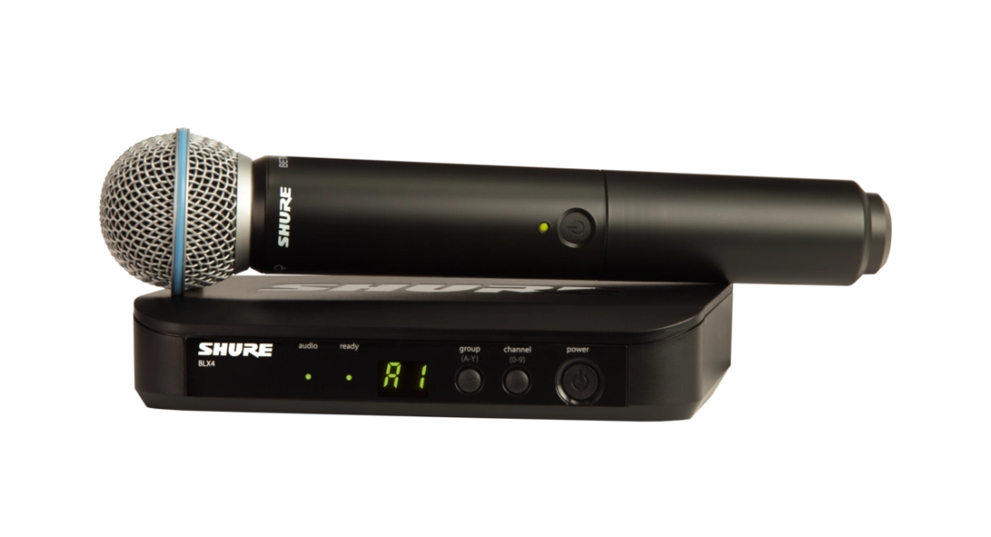 BLX24/B58 Wireless Vocal System with Beta 58A Microphone (H11: 572-596 MHz)