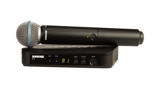 Shure - BLX24/B58 Wireless Vocal System with Beta 58A Microphone (H11: 572-596 MHz)