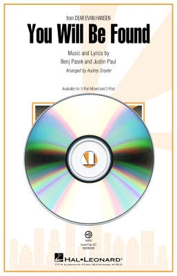 Hal Leonard - You Will Be Found (from Dear Evan Hansen) - Pasek/Paul/Snyder - VoiceTrax CD