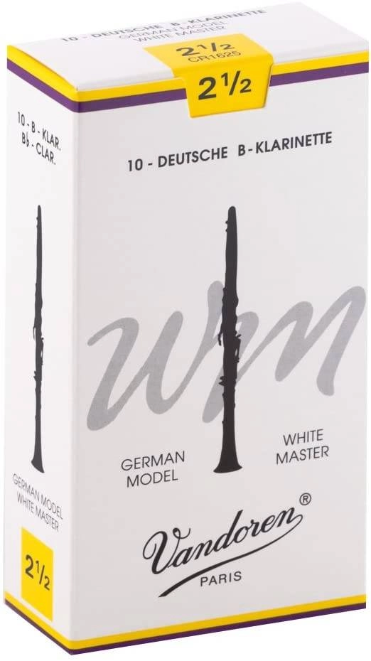 White Master Bb Clarinet Reeds (10/Box) - 2.5