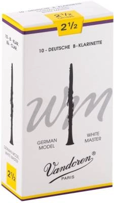 Vandoren - White Master Bb Clarinet Reeds (10/Box) - 2.5