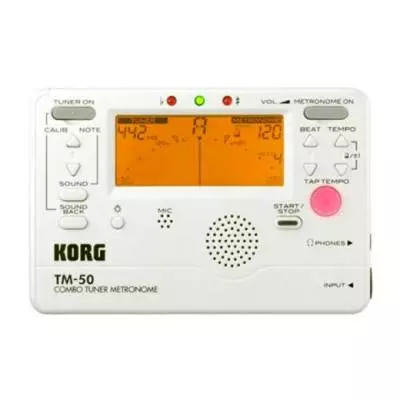 Digital Tuner/Metronome Combo - White