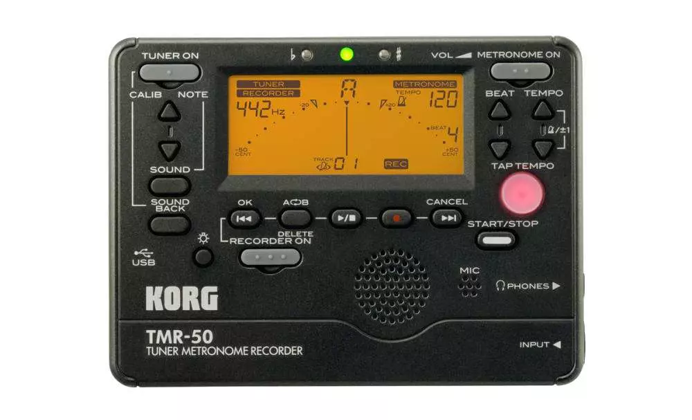 Tuner/Metronome/Recorder Black