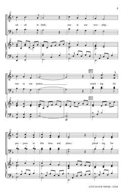 Love Is Our Theme - Martin - SATB