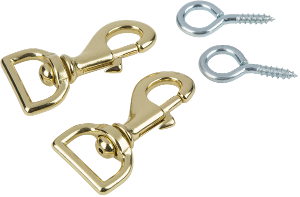 Strap Clasps with Eye Hook