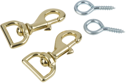 Strap Clasps with Eye Hook