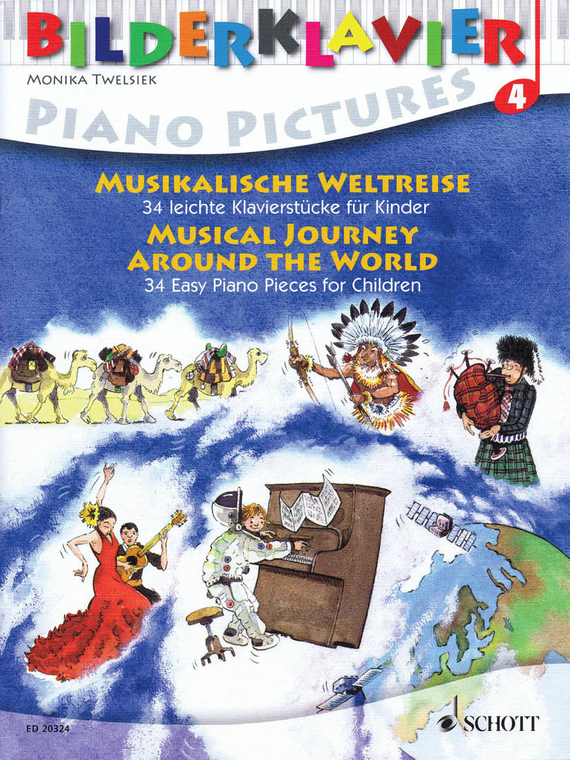 Musical Journey Around the World: Piano Pictures Series, Vol. 4 - Twelsiek - Piano - Book
