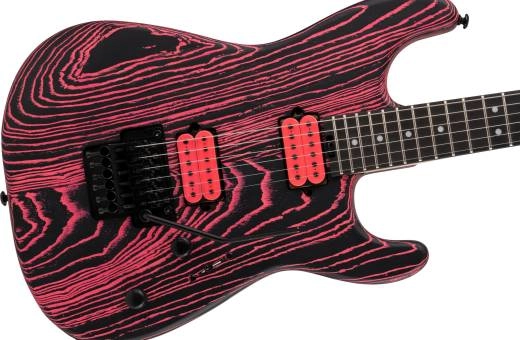 Pro-Mod San Dimas Style 1 HH FR E Ash, Ebony Fingerboard - Neon Pink Ash