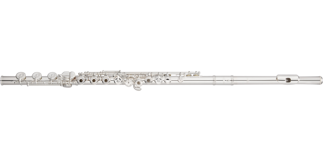 Z Series Silver-Plated Open Hole Flute with B Foot, Offset G and Split E Mechanism