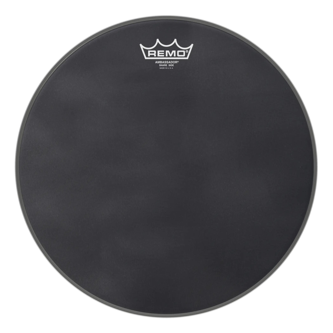 Black Suede Snare Side Head - 14 inch