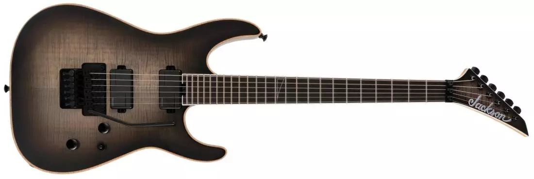 Limited Edition Wildcard Series Soloist SL2FM, Ebony Fingerboard - Transparent Black Burst