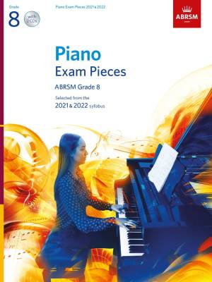 ABRSM - Piano Exam Pieces 2021 & 2022, ABRSM Grade 8 - Book/CD