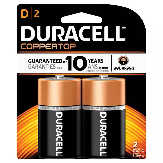 D CopperTop Batteries - 2-Pack