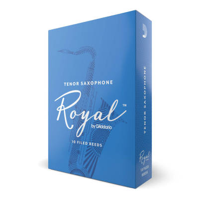 Royal by DAddario - Tenor Sax Reeds, Strength 2 1/2, 10-pack