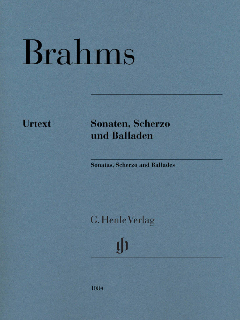 Sonatas, Scherzo and Ballades (Revised Edition) - Brahms - Piano - Book