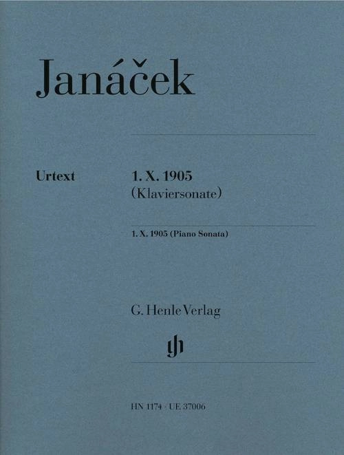 1. X. 1905 (Piano Sonata) - Janacek/Zahradka - Piano - Book