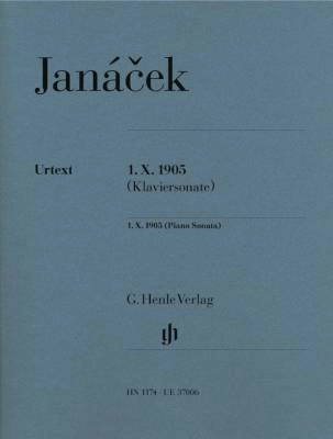 G. Henle Verlag - 1. X. 1905 (Piano Sonata) - Janacek/Zahradka - Piano - Book