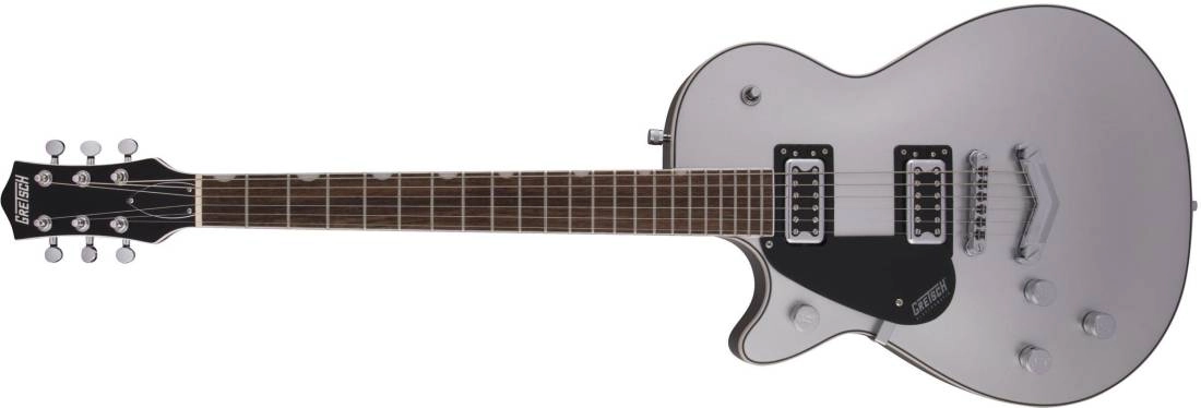 G5230LH Electromatic Jet FT Single-Cut with V-Stoptail - Airline Silver