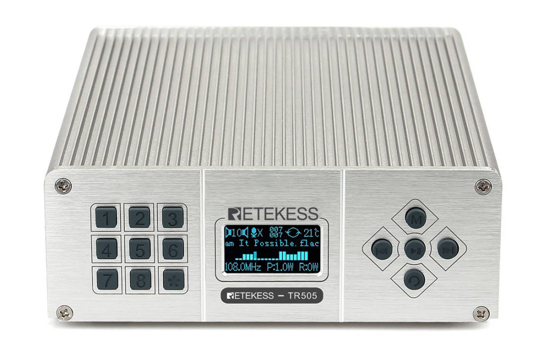 TR505 Long Range FM Broadcast Transmitter - 5km