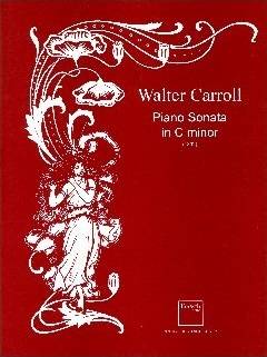 Sonate pour piano en ut mineur - Carroll - Piano - Livre