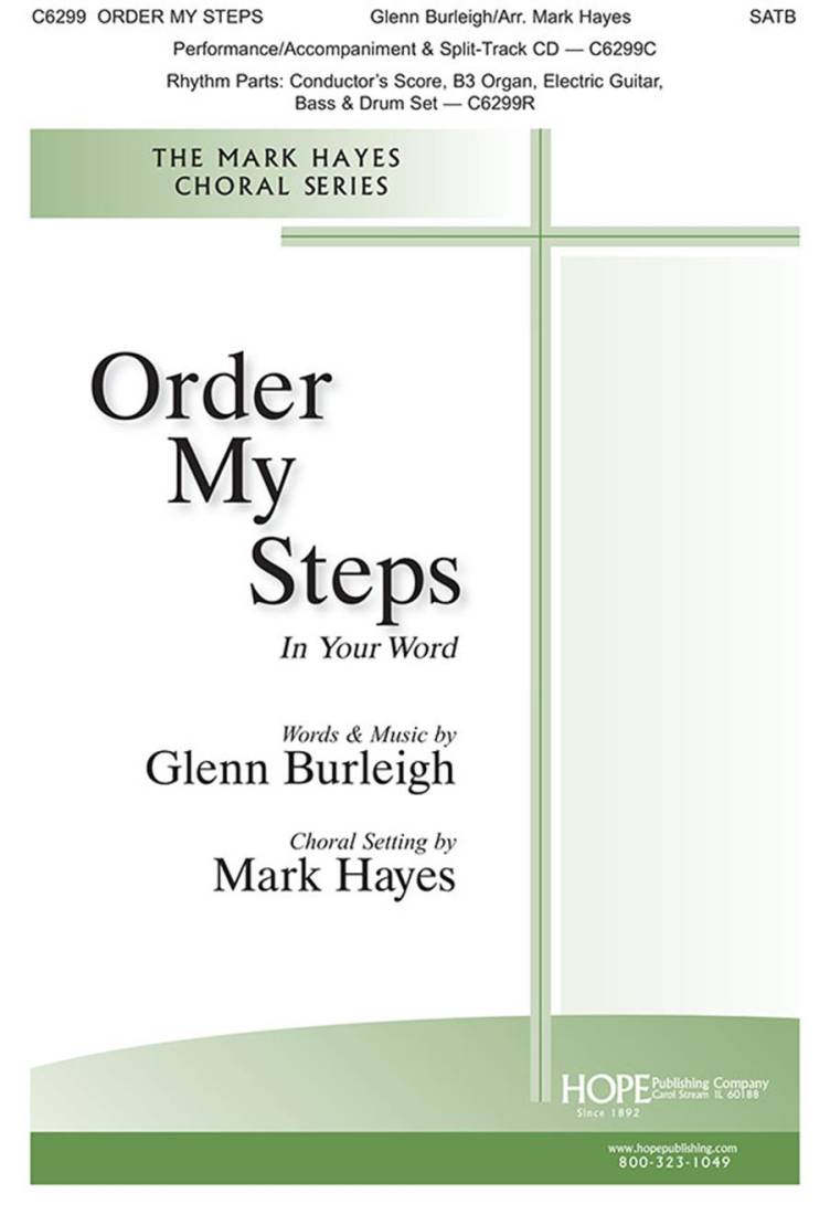 Order My Steps - Burleigh/Hayes - SATB