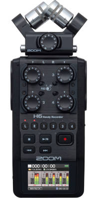 Zoom - H6 Black 6-Input / 6-Track Handy Recorder