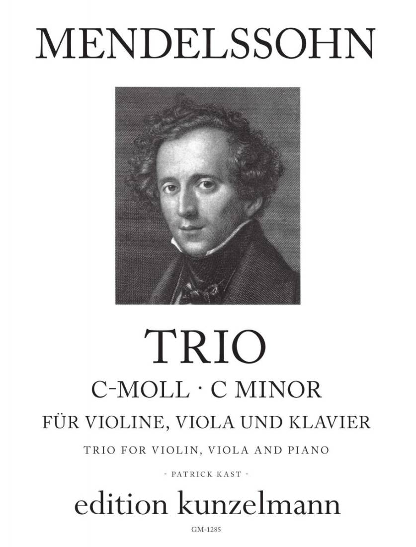 Piano Trio In C Minor - Mendelssohn - Violin/Viola/Piano