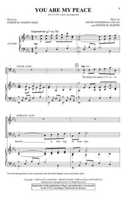 You Are My Peace - Angerman/Martin - SATB