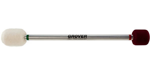Grover Pro Percussion - Dual Bass Drum Mallet, Aluminum Handle - General/Staccato
