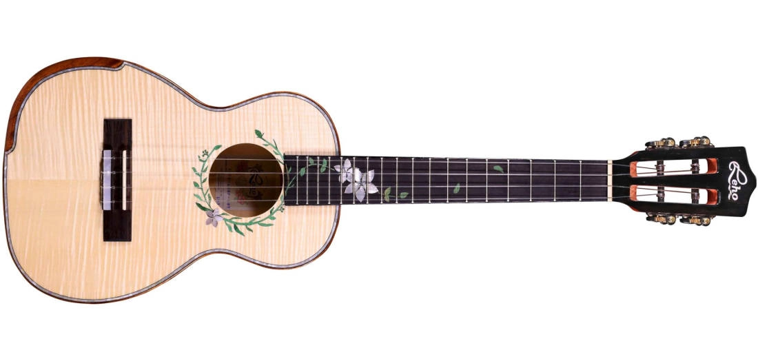 All Solid Flame Maple Concert Ukulele