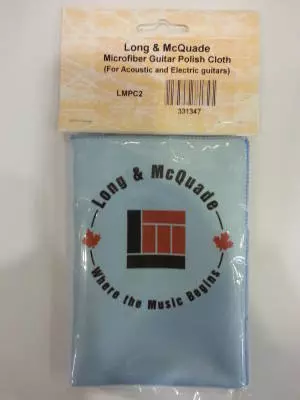 Blue Microfiber Guitar Polish Cloth