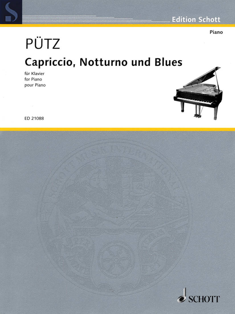Capriccio, Notturno and Blues - Puetz - Piano - Book