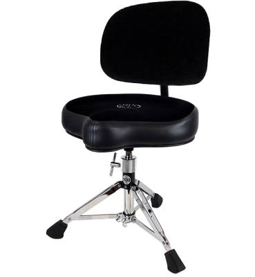 Roc N Soc - Manual Short Spindle Original Seat Throne with Backrest - Black
