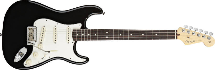 Fender American Standard Stratocaster RW - Black | Long