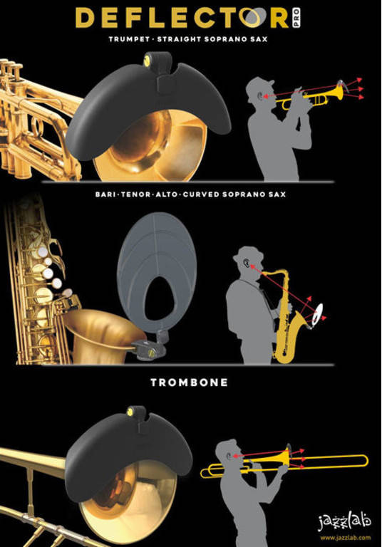 Deflector Pro for Saxophone/Trumpet/Trombone