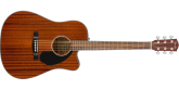 Fender - CD-60SCE Dreadnought, Walnut Fingerboard - All-Mahogany