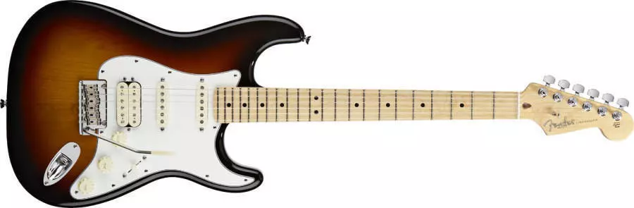 American Standard Stratocaster HSS MPL - 3 Tone Sunburst