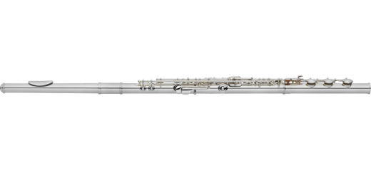 AF780 Sterling Silver Flute with 14K Riser, Open-Hole, Inline-G, B-Foot