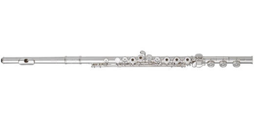 AF780 Sterling Silver Flute with 14K Riser, Open-Hole, Inline-G, B-Foot