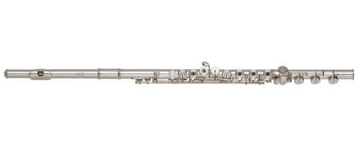 Haynes Flutes - Q1 Silver Plated Flute with 14K Gold Riser, Offset G, C# Trill